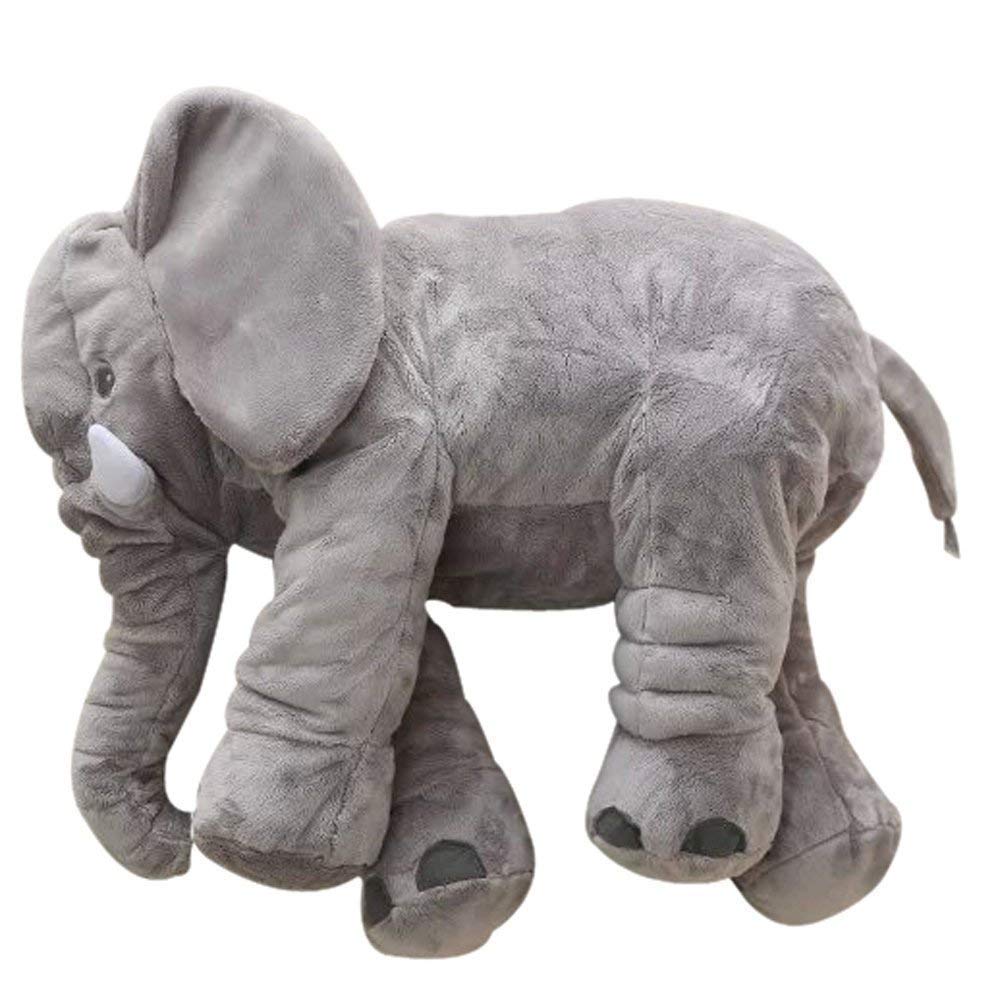 Elephant Plush Pillow, Soft Cuddly Sleep Companion for Baby's Nursery