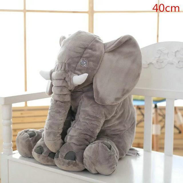 Elephant Plush Pillow, Soft Cuddly Sleep Companion for Baby's Nursery