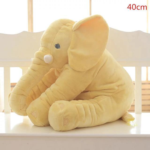 Elephant Plush Pillow, Soft Cuddly Sleep Companion for Baby's Nursery