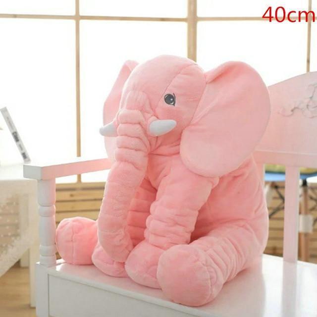 Elephant Plush Pillow, Soft Cuddly Sleep Companion for Baby's Nursery