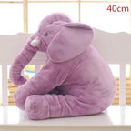Elephant Plush Pillow, Soft Cuddly Sleep Companion for Baby's Nursery