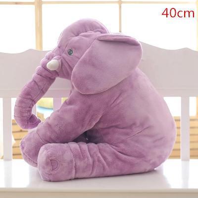 Elephant Plush Pillow, Soft Cuddly Sleep Companion for Baby's Nursery
