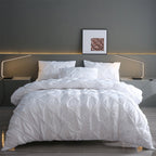 Embroidered Three-Piece Bedding Set with Pillowcases and Duvet Cover
