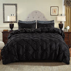 Embroidered Three-Piece Bedding Set with Pillowcases and Duvet Cover
