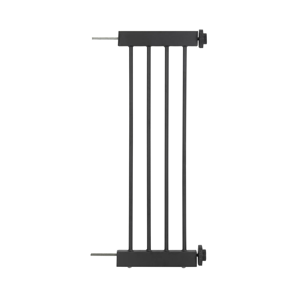 Emperor Rings Wrought Iron Dog Gate w/ Door (72 cm - 156 cm Extra Wide) Ornamental, Heavy Duty - Indoor Easy Pressure Mo