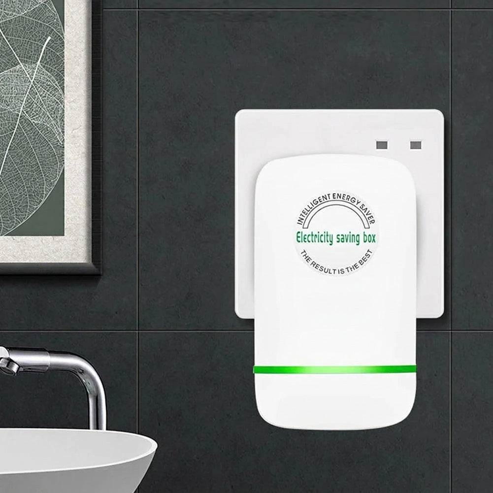 Energy Saver Box, Plug In Energy Saver for Home, Electricity Stabiliser Designed to Help Reduce Energy Waste