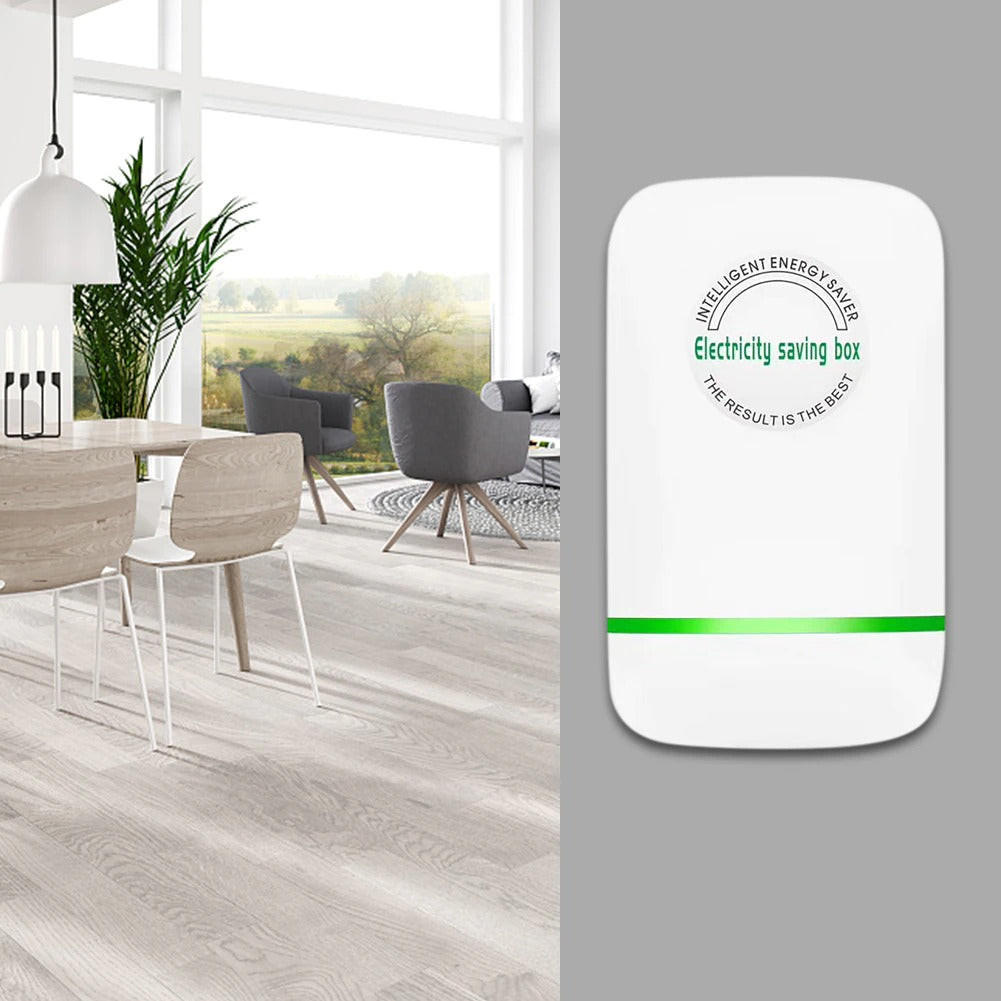 Energy Saver Box, Plug In Energy Saver for Home, Electricity Stabiliser Designed to Help Reduce Energy Waste