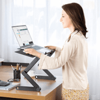 Ergonomic laptop stand – height-adjustable for healthy posture whilst working