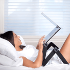Ergonomic laptop stand – height-adjustable for healthy posture whilst working