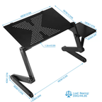Ergonomic laptop stand – height-adjustable for healthy posture whilst working