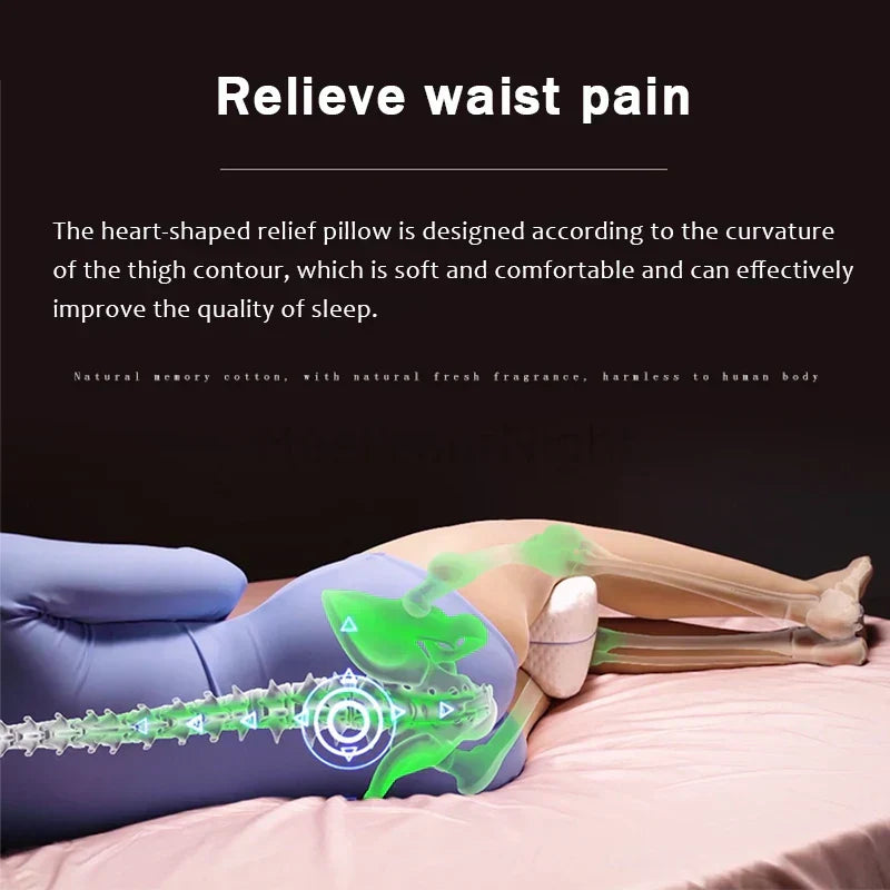 Ergonomic Memory Foam Leg Pillow