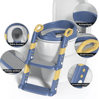 Ergonomic potty trainer for safe toilet fun