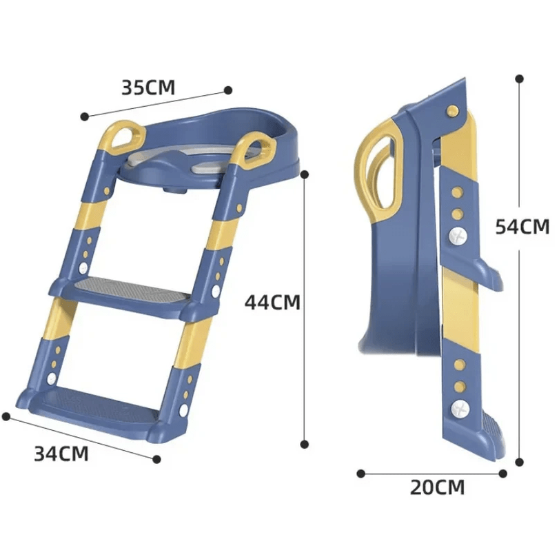 Ergonomic potty trainer for safe toilet fun
