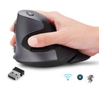 Ergonomic Vertical Wireless 6-Button Mouse