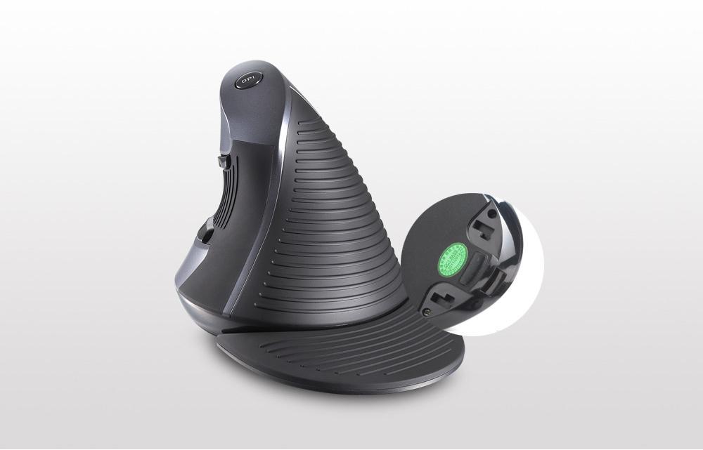 Ergonomic Vertical Wireless 6-Button Mouse