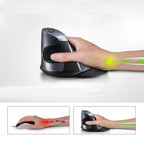 Ergonomic Vertical Wireless 6-Button Mouse