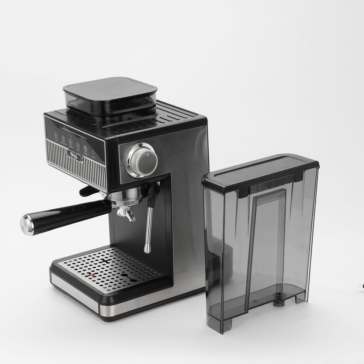 Espresso Machine with Integrated Grinder and Precise Temperature Control