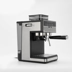 Espresso Machine with Integrated Grinder and Precise Temperature Control