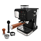 Espresso Machine with Integrated Grinder and Precise Brew Temperature Control