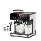 Espresso Machine with Integrated Grinder, Automatic Temperature Control and Programmable Coffee Strengths