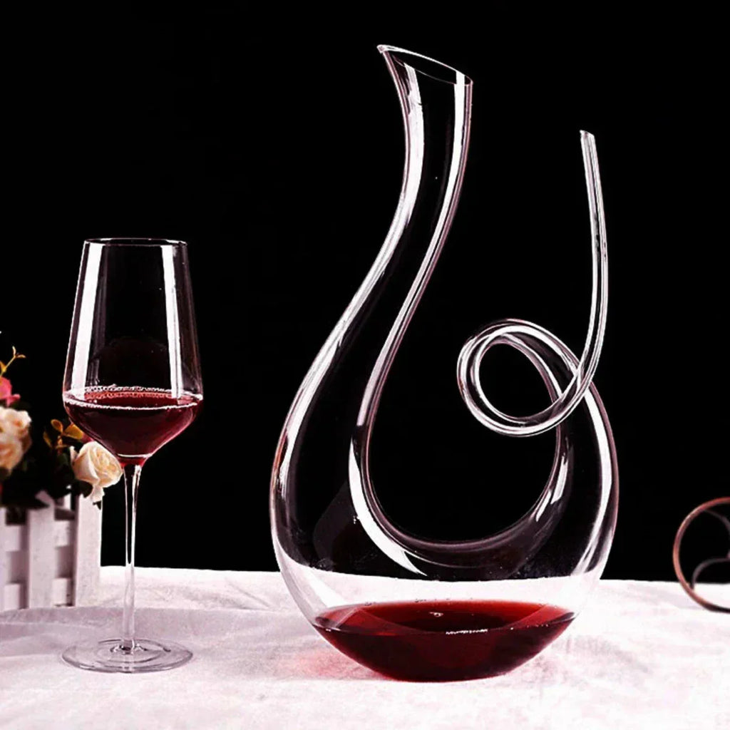 Exclusive Wine Decanter Made of Pure Lead-Free Crystal