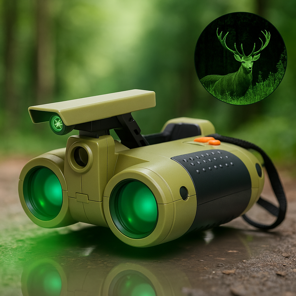 Explorer Binoculars with Night Vision for Children – Perfect for Adventures, Nature and Animal Watching