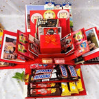 Explosion box gift | Personalised | With secret compartment | 8 butterflies free