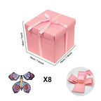 Explosion box gift | Personalised | With secret compartment | 8 butterflies free