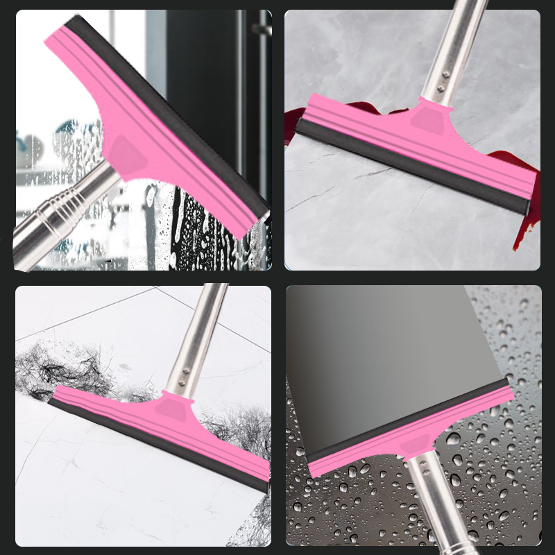 Extendable wing mirror water wiper