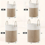 Extra Large Woven Laundry Basket - Space for All Your Things, Durable and Practical
