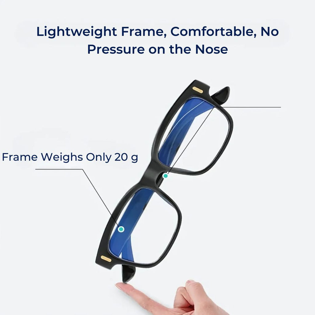 EyeShield Pro Blue Light Blocking Computer Glasses | With UV Protection - Reduces Eye Strain - Improves Sleep Quality - 