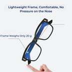 EyeShield Pro Blue Light Blocking Computer Glasses | With UV Protection - Reduces Eye Strain - Improves Sleep Quality - 