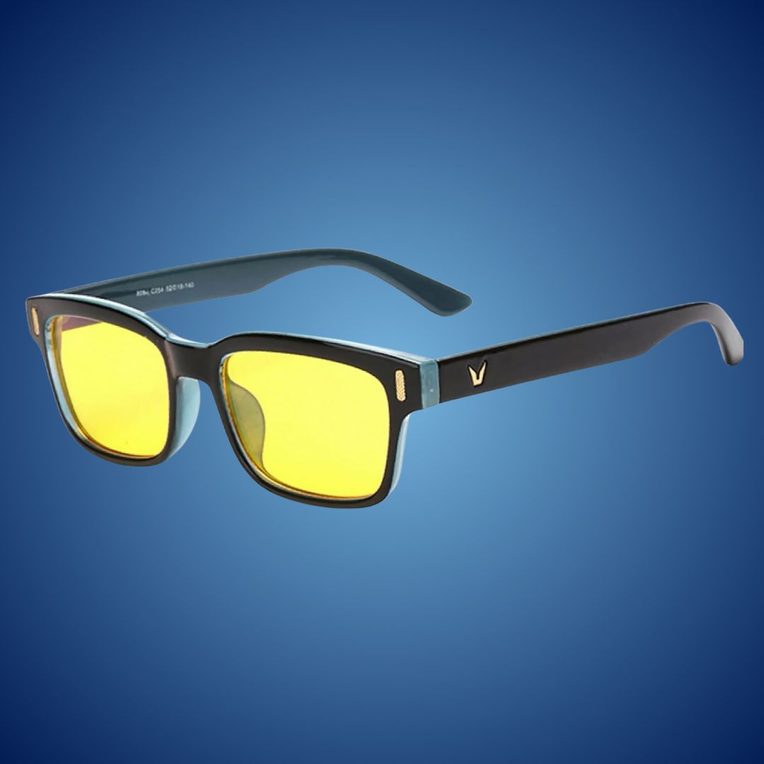 EyeShield Pro Blue Light Blocking Computer Glasses | With UV Protection - Reduces Eye Strain - Improves Sleep Quality - 