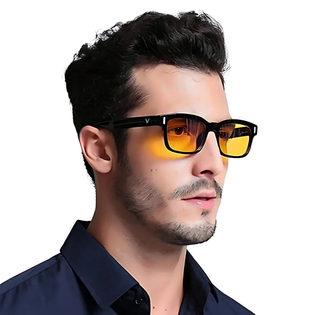 EyeShield Pro Blue Light Blocking Computer Glasses | With UV Protection - Reduces Eye Strain - Improves Sleep Quality - 