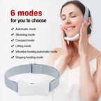 Face slimming device with EMS microcurrent, vibration and heat compress