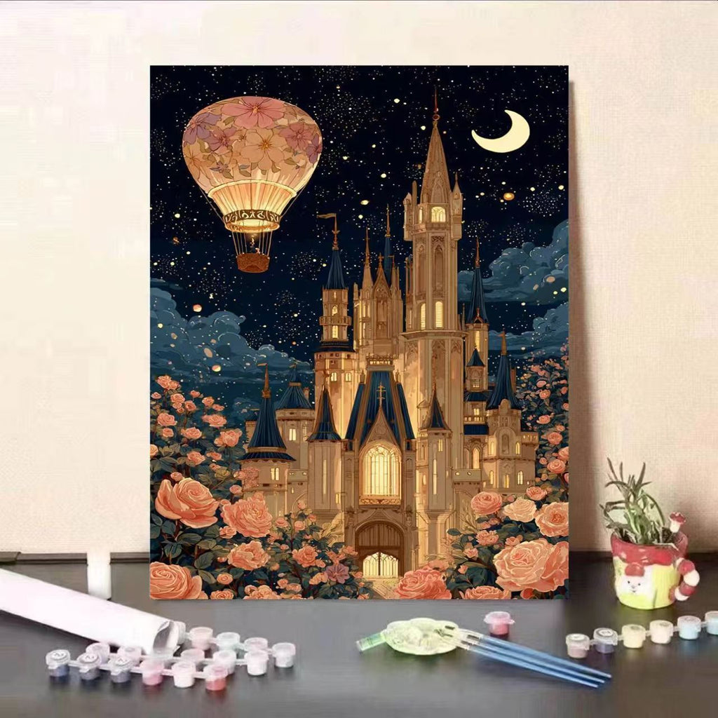 Fantasy Castle Paint by Numbers Canvas Kit