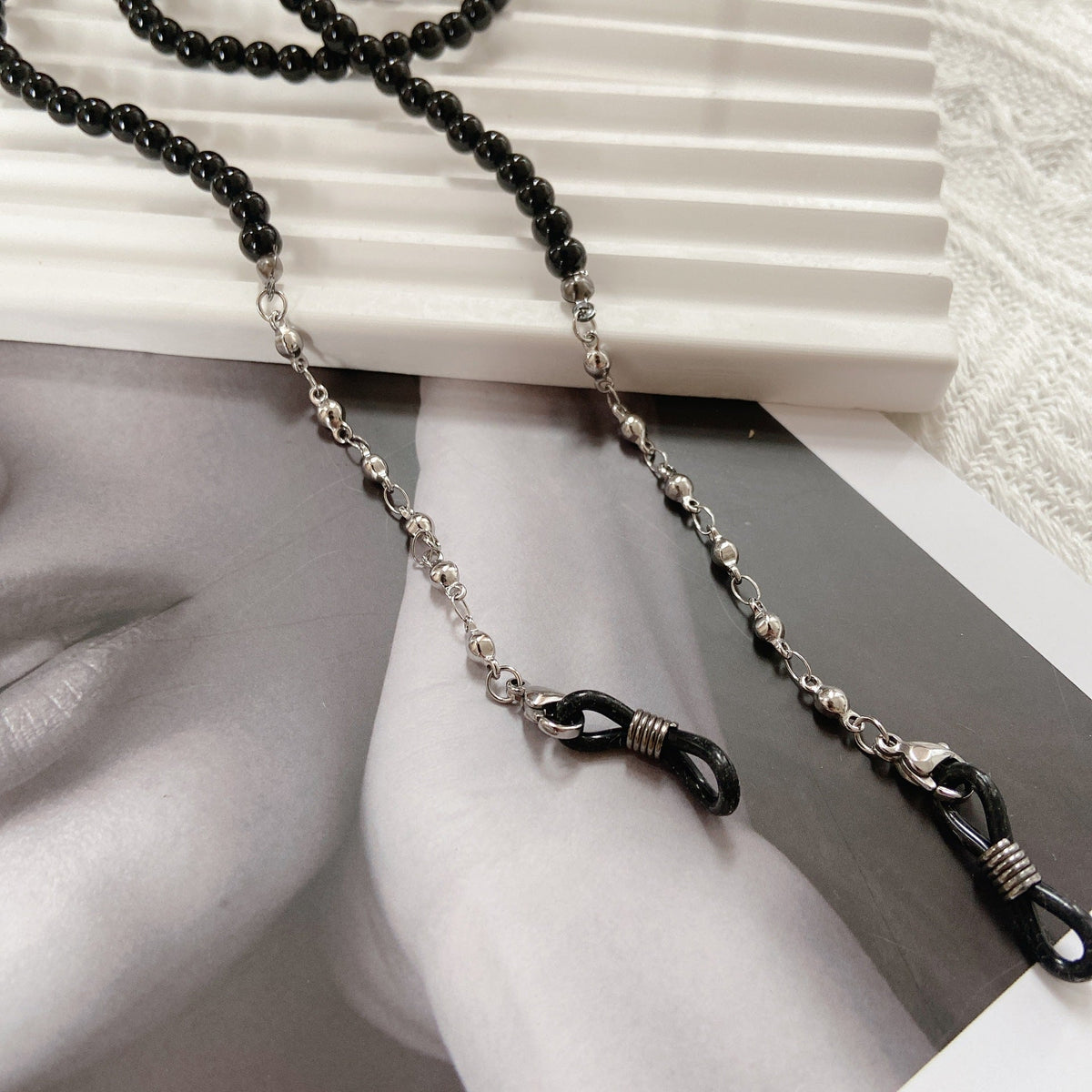 Fashionable Pearl Bead Glasses Chain