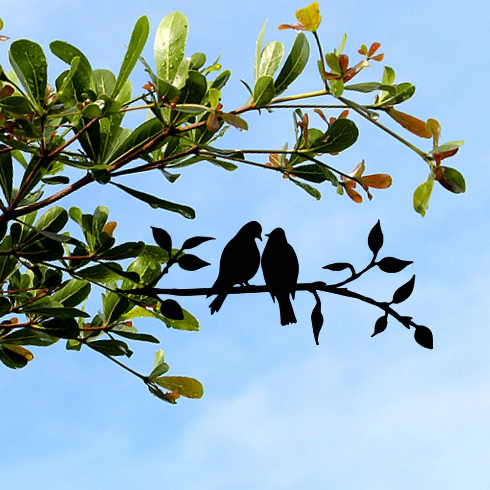 FeatherGlow garden art – metal bird for garden