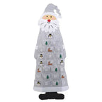 Felt Advent Calendar Christmas Tree Wall Hanging with Santa Claus Ornaments
