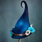 Felt Witch Hat for Halloween Party — Handmade Merino Wool