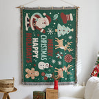 Festive Cartoon-Themed Tapestry