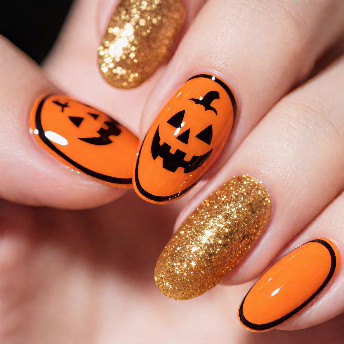 Festive Halloween Nail Art Enhancements