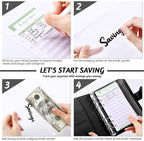 Financial Planner Leather Multi-Pocket Bill Organiser Notebook