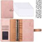 Financial Planner Leather Multi-Pocket Bill Organiser Notebook