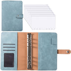 Financial Planner Leather Multi-Pocket Bill Organiser Notebook