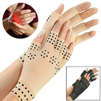 Fingerless Arthritis Gloves – Magnetic Compression for Pain Relief & Improved Circulation