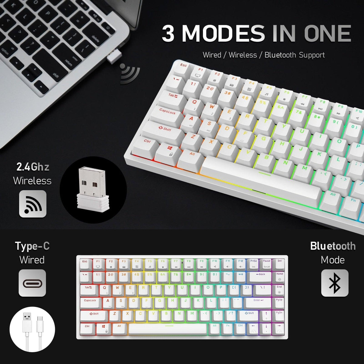 Firework RGB Hot-Swappable Mechanical Keyboard