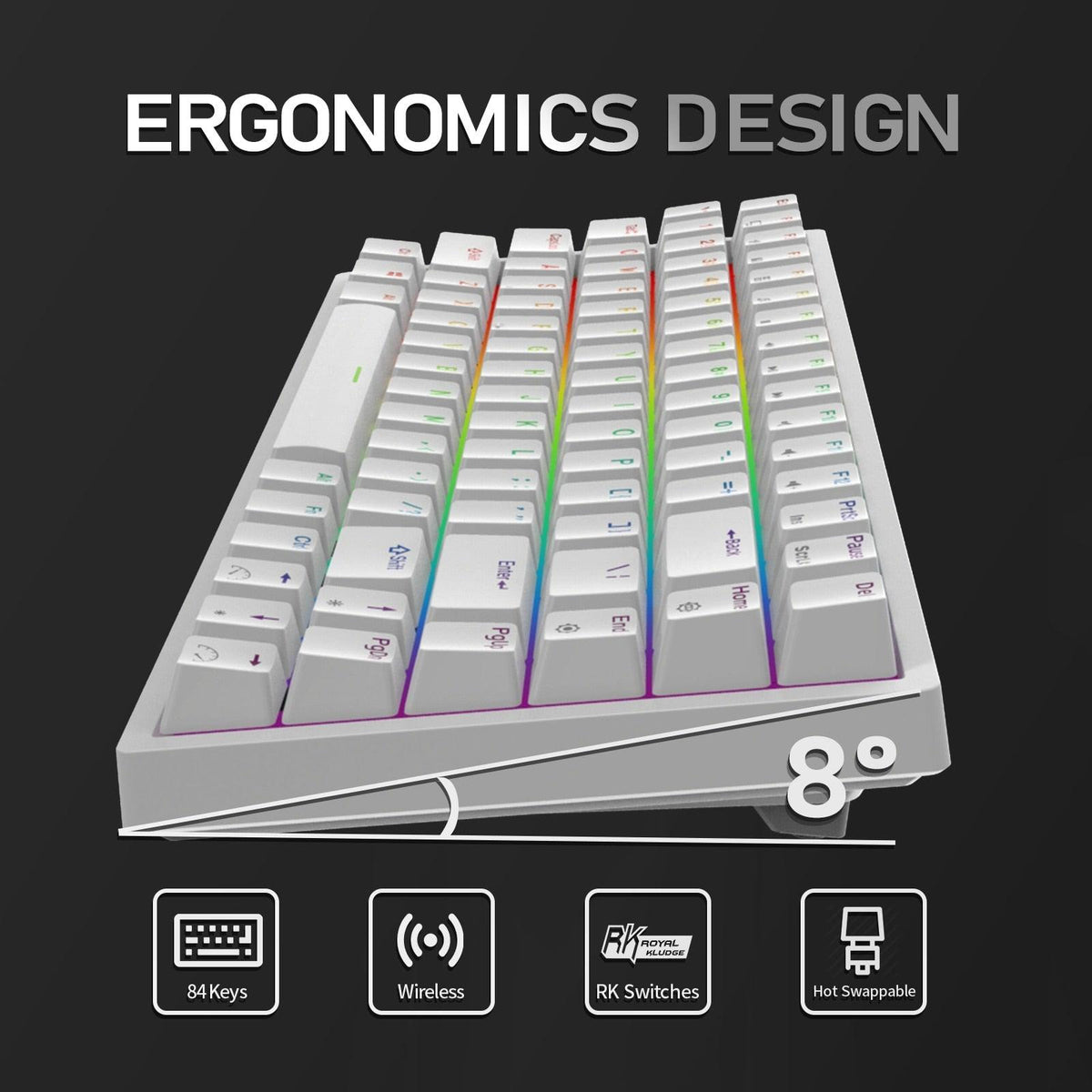 Firework RGB Hot-Swappable Mechanical Keyboard