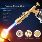 Flammex Pro Soldering Torch – Adjustable Flame up to 1300 °C for Kitchen, Camping & Crafts