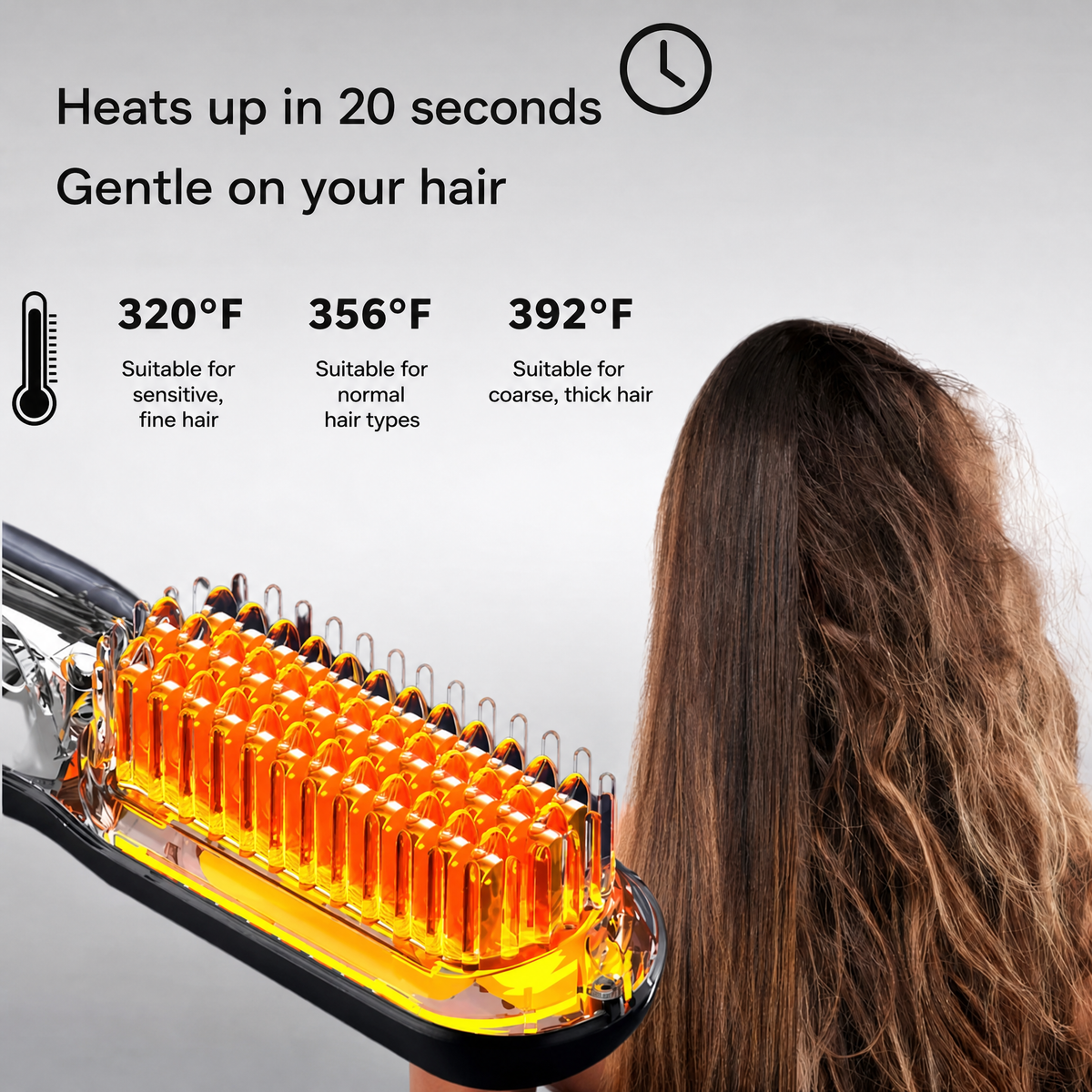 Flat Iron | Cordless Straightening Brush | Fast Styling & Shiny Hair | IonFlex Styler